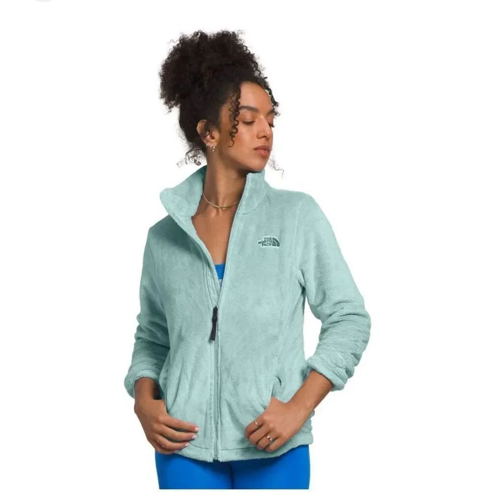 north face /northface sea mint green osito fleece Jacket/coat small holographic